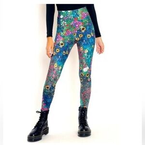 BLACKMILK Klimt Floral Sunflower Legging Limited Edition Size Small S HWMF